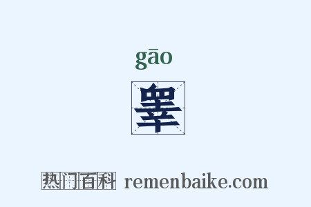睾是什么意思的图片